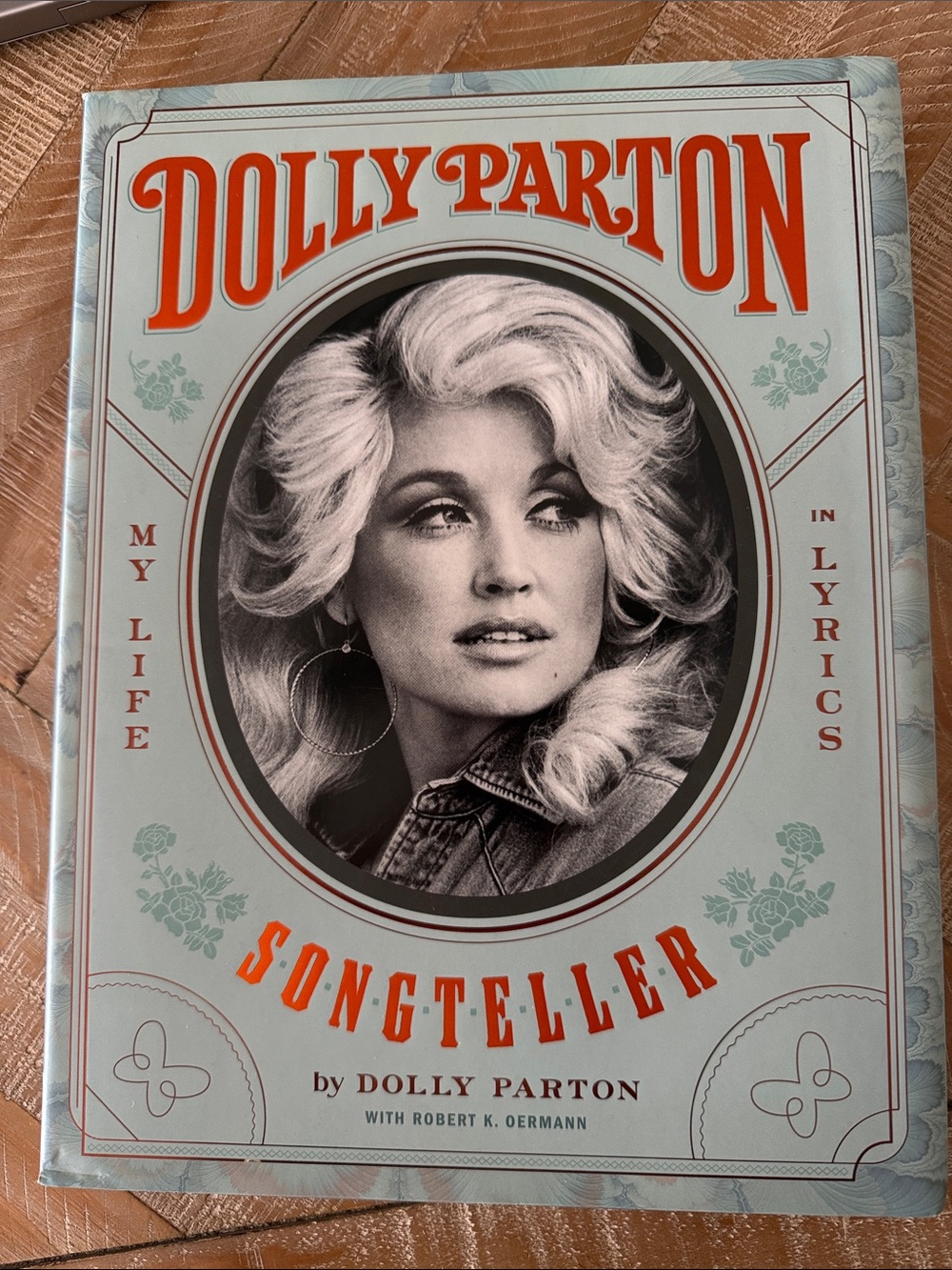 Dolly Parton Songteller Hardcover Book - coffee table